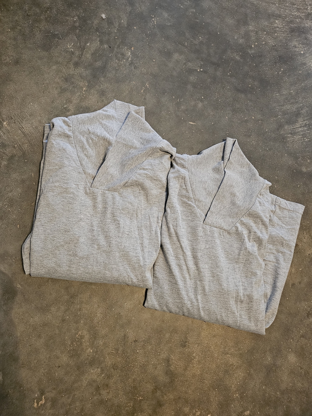 2 Awesome Hydra Active Emirates First Class Grey Men's Casual Cowl Neck Shirts
